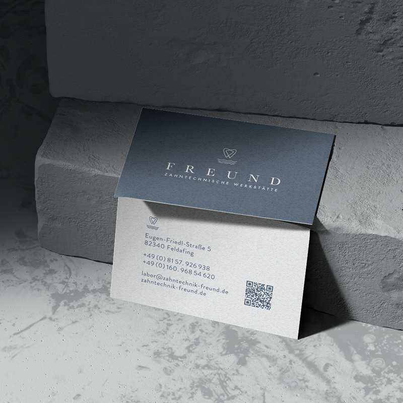 Grafik Design Print Logo Design Zahntechnik Freund